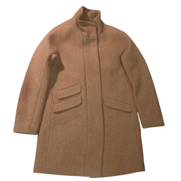 J. Crew Tan Wool Coat - Picture 3 of 7